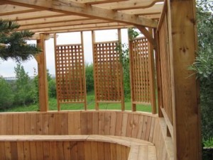 Deck Privacy Fence