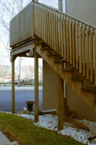 Tall Deck Stairs